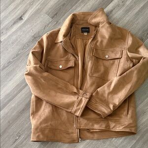 Tahari Tan Shirt Jacket